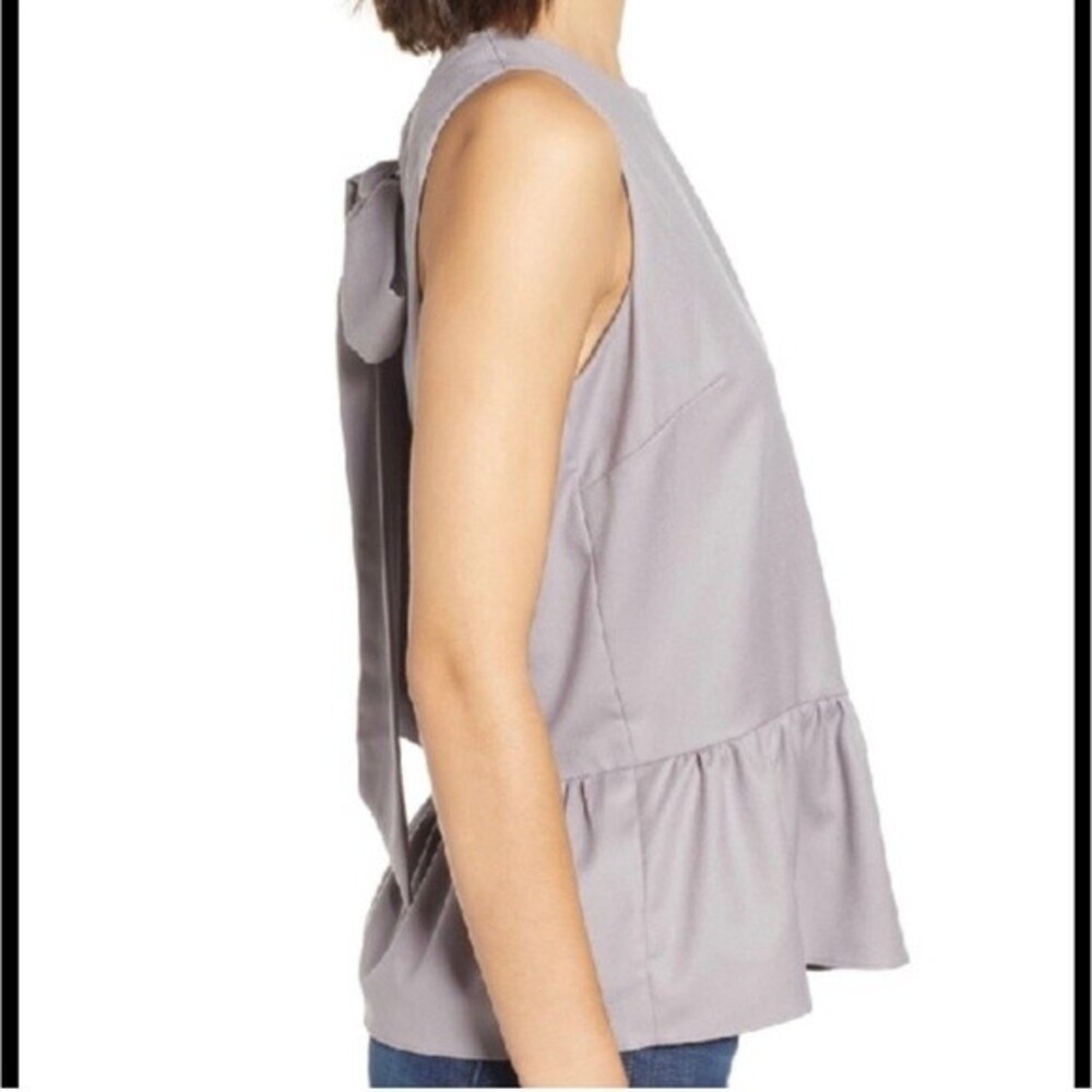 J Crew Wool Peplum Sleeveless Top Size 2